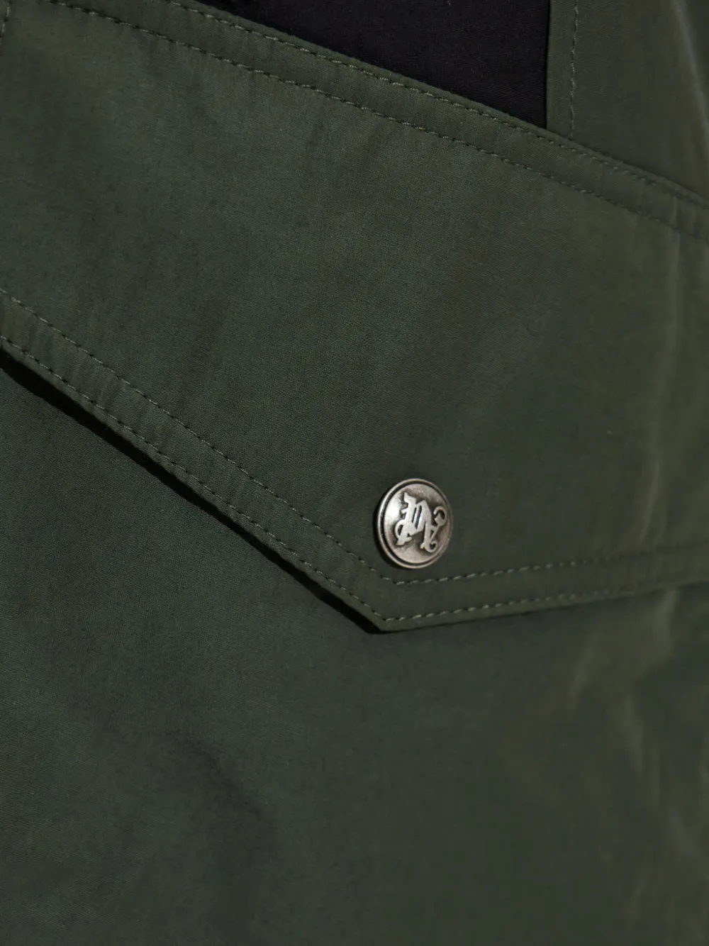 Palm Angels Straight broek met zak Groen