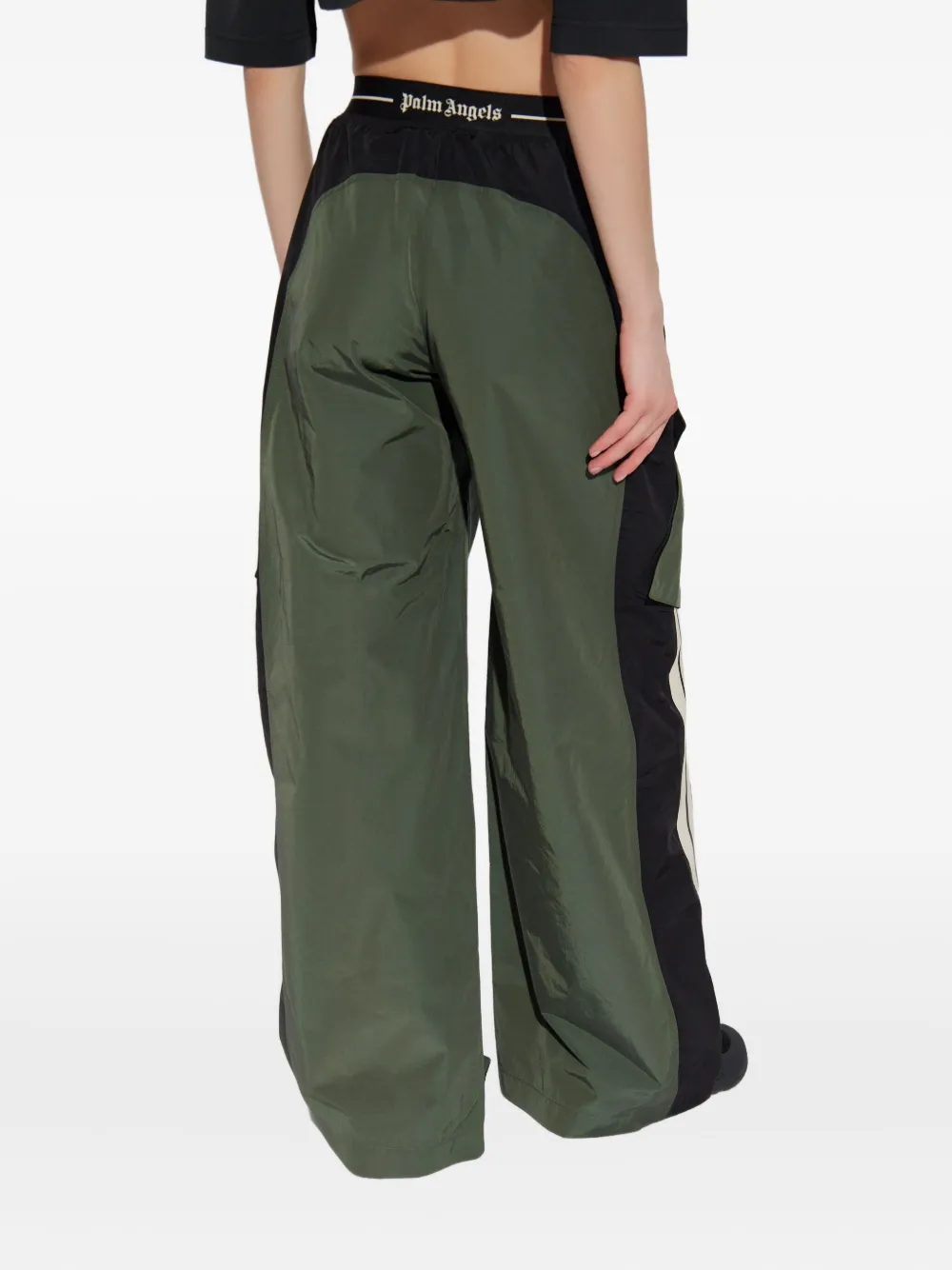 Palm Angels Straight broek met zak Groen
