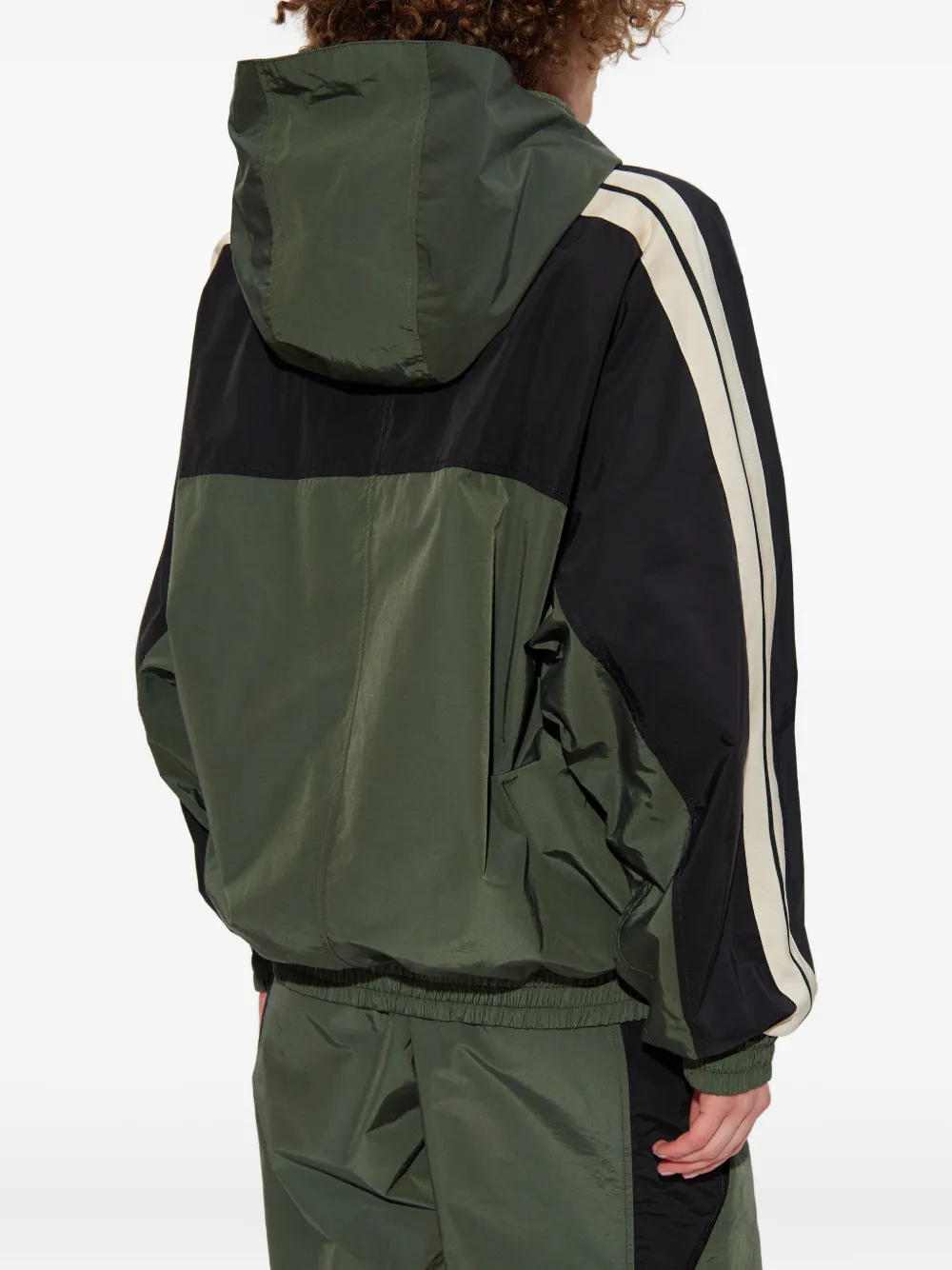 Palm Angels hooded jacket Groen