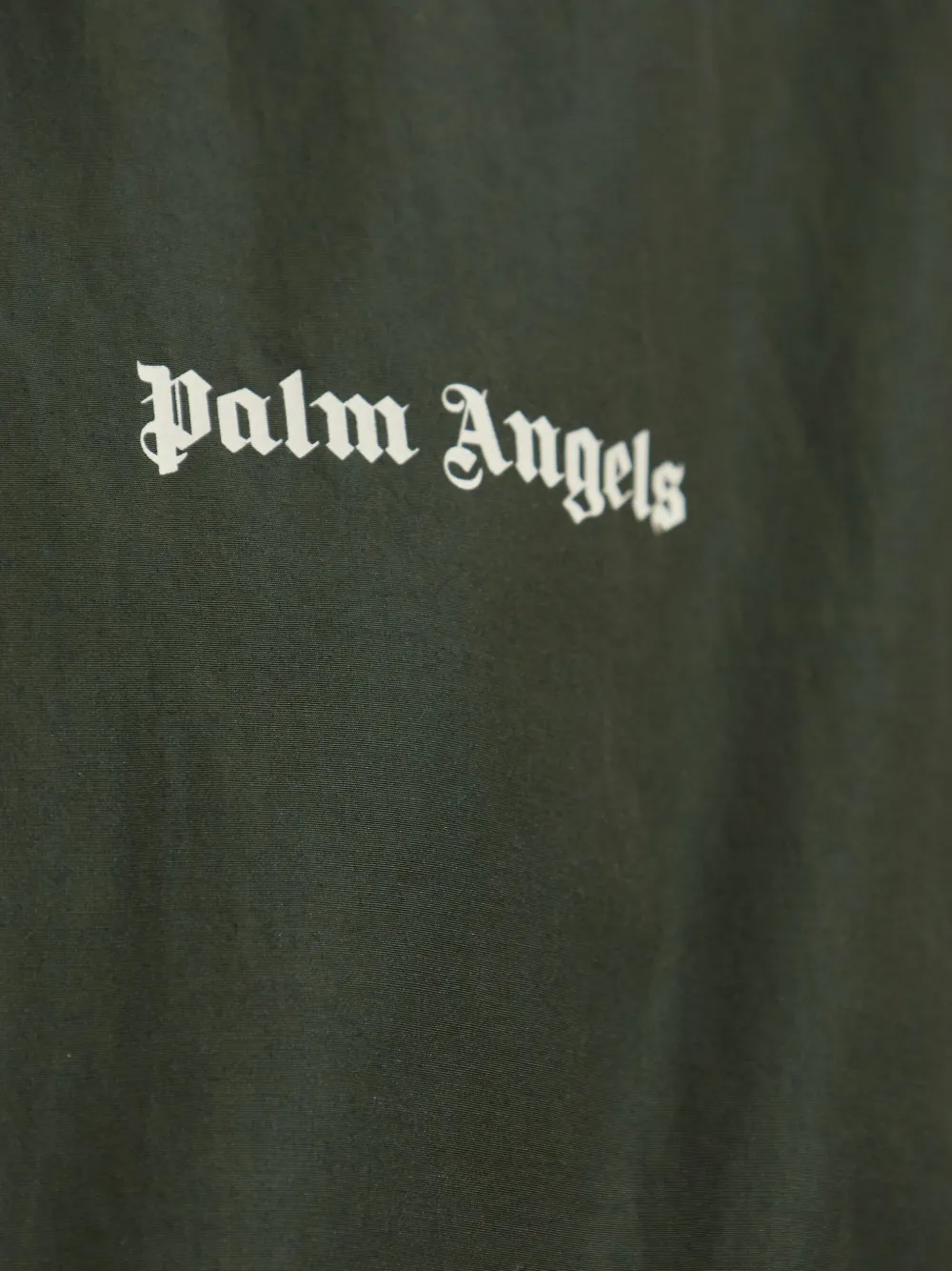 Palm Angels hooded jacket Groen