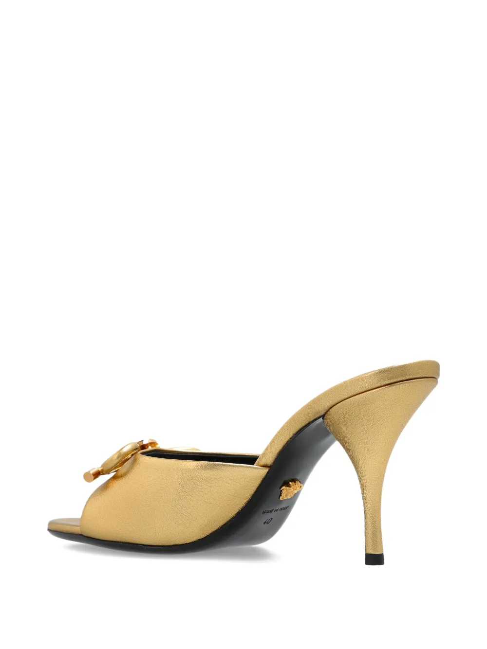 Versace 70mm bow-detail sandals Yellow