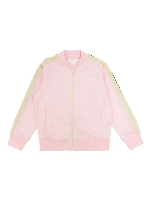Palm Angels Kids side-stripe bomber jacket