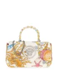 Versace La Medusa embellished sea-life cross body bag - White