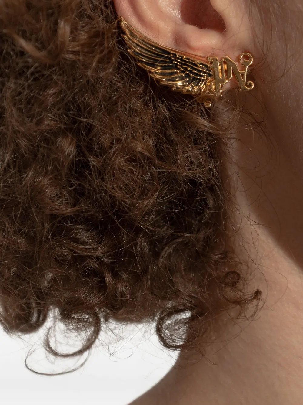 Palm Angels wing-shaped earring - Oro