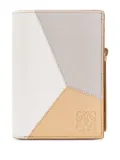 LOEWE Puzzle leather wallet - White