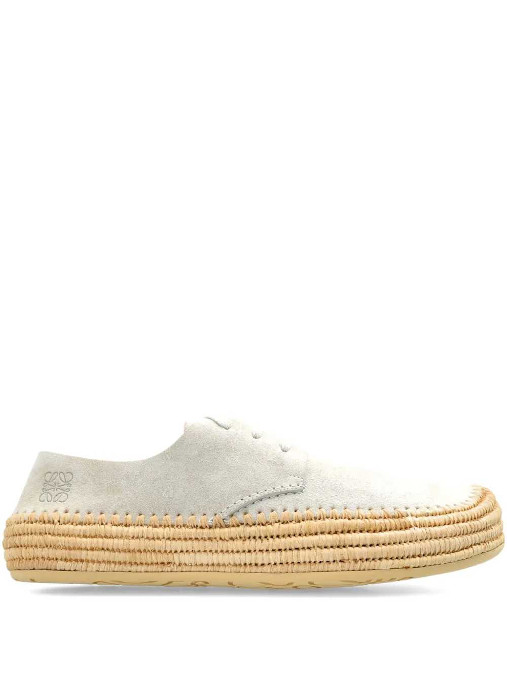 LOEWE Rio lace-up espadrilles Grey
