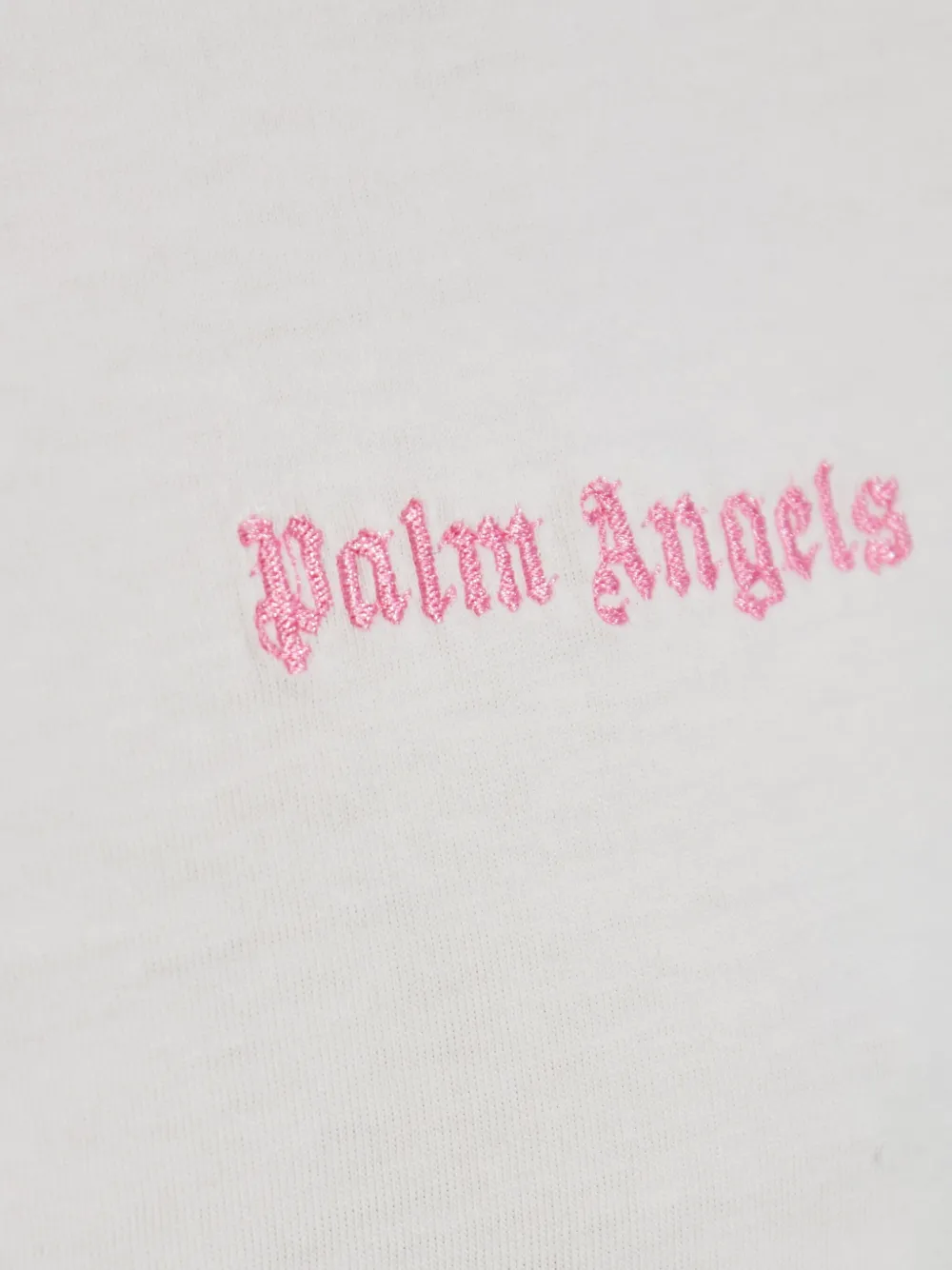 Palm Angels T-shirt met geborduurd logo Wit