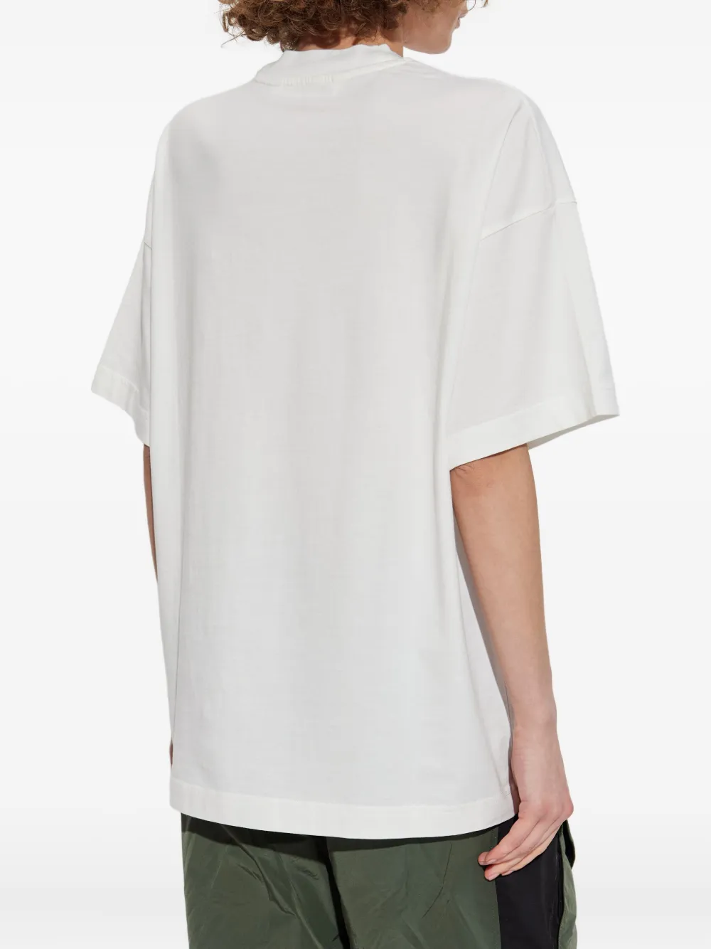 Palm Angels T-shirt met geborduurd logo Wit