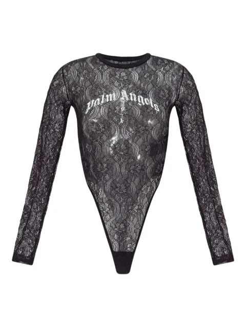 Palm Angels Body com logo em renda