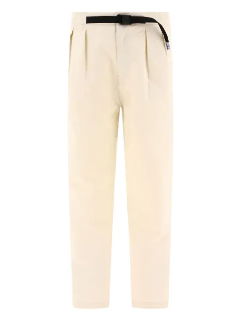 andBlue pleated-front trousers