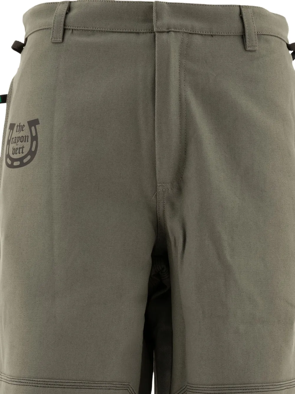Rayon Vert Rocky Trousers Grey In Green