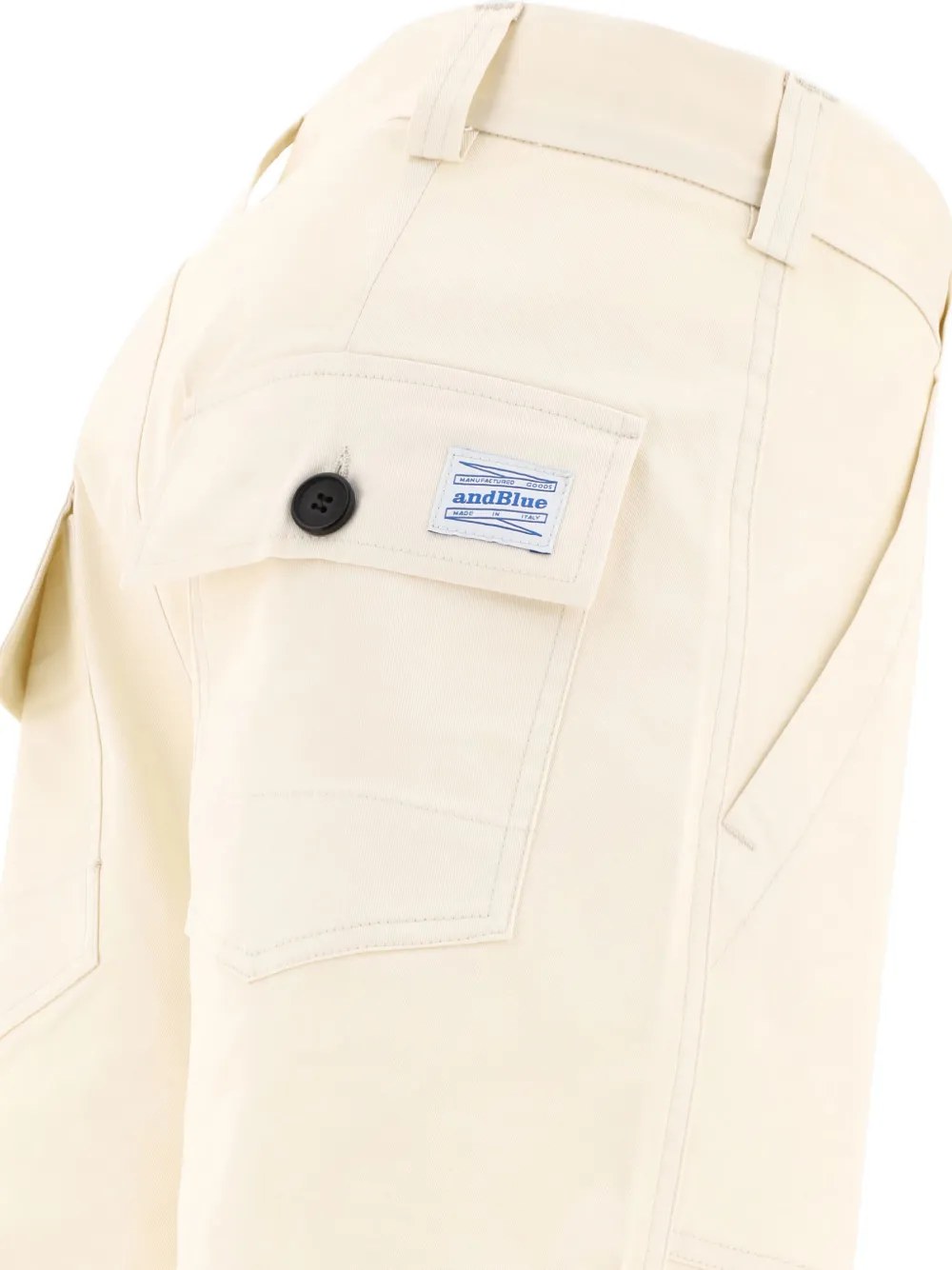 Andblue Patch-pocket Trousers In Pink