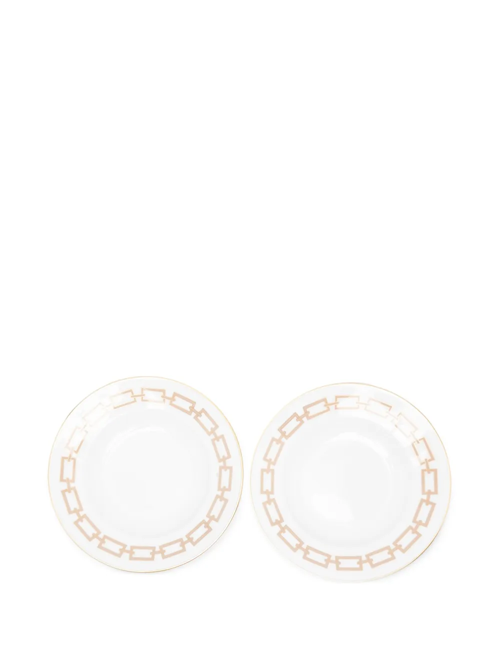 GINORI 1735 Catene chain-link plates (24.5cm) | White | Image 1