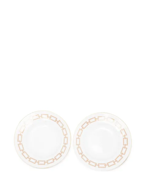 GINORI 1735 Catene chain-link plates (24.5cm)