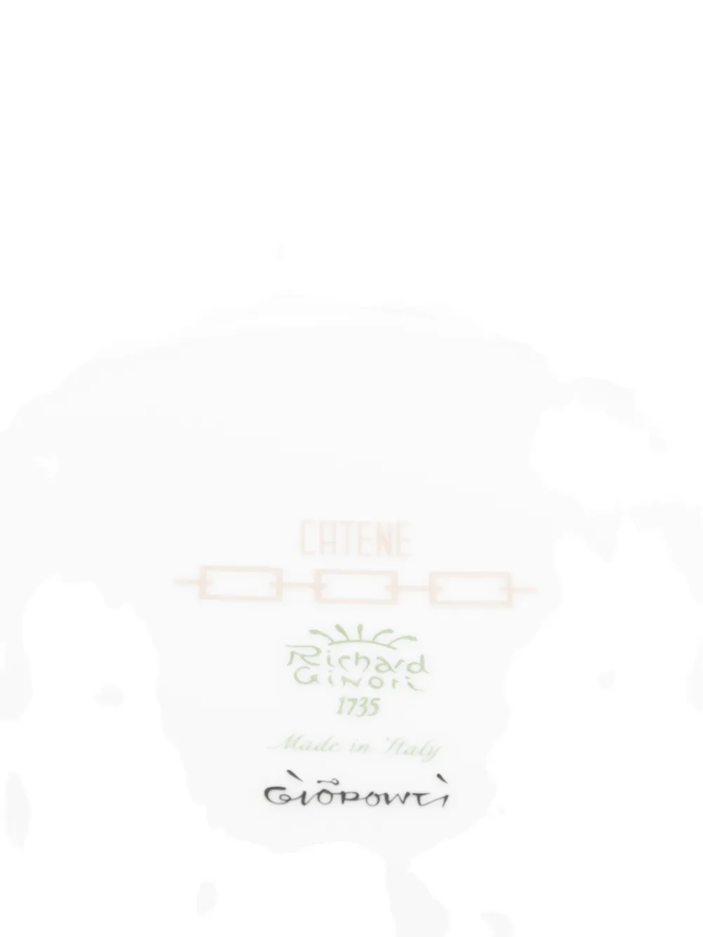 Ginori 1735 Catene Chain-link Border Plates (22cm) In White