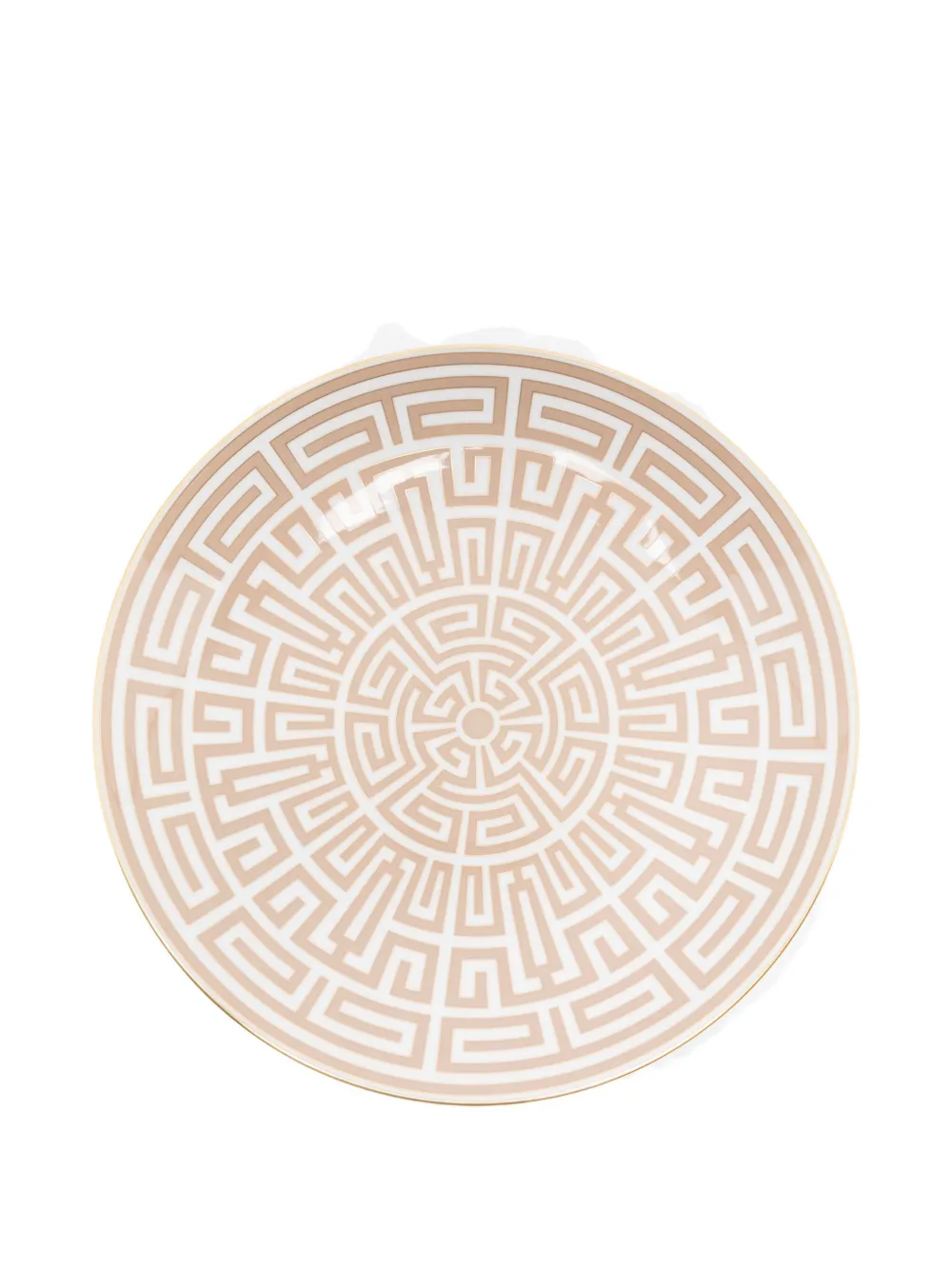 Ginori 1735 Labirinto Round Plate In Neutral
