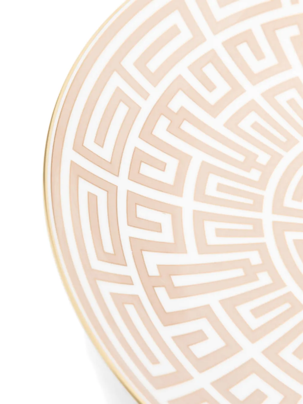 Ginori 1735 Labirinto Round Plate In Neutral