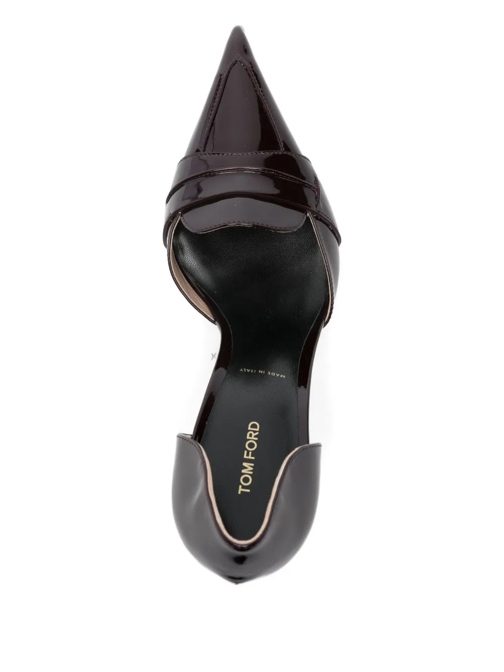 Tom Ford Black Leather Pumps With Pointed Toe In Black