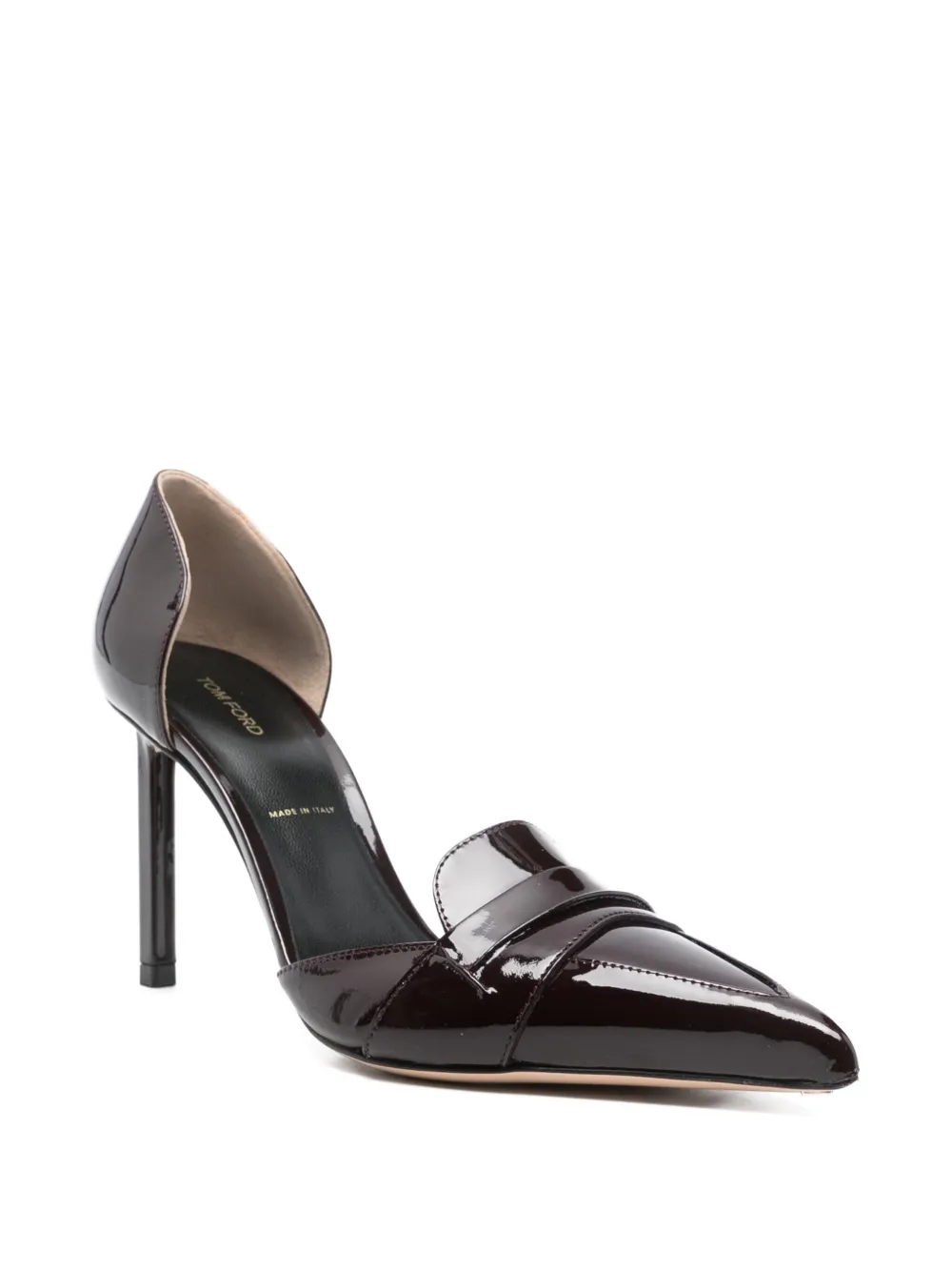 Tom Ford Black Leather Pumps With Pointed Toe In Black