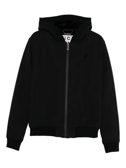 John Richmond hooded zip-front jacket