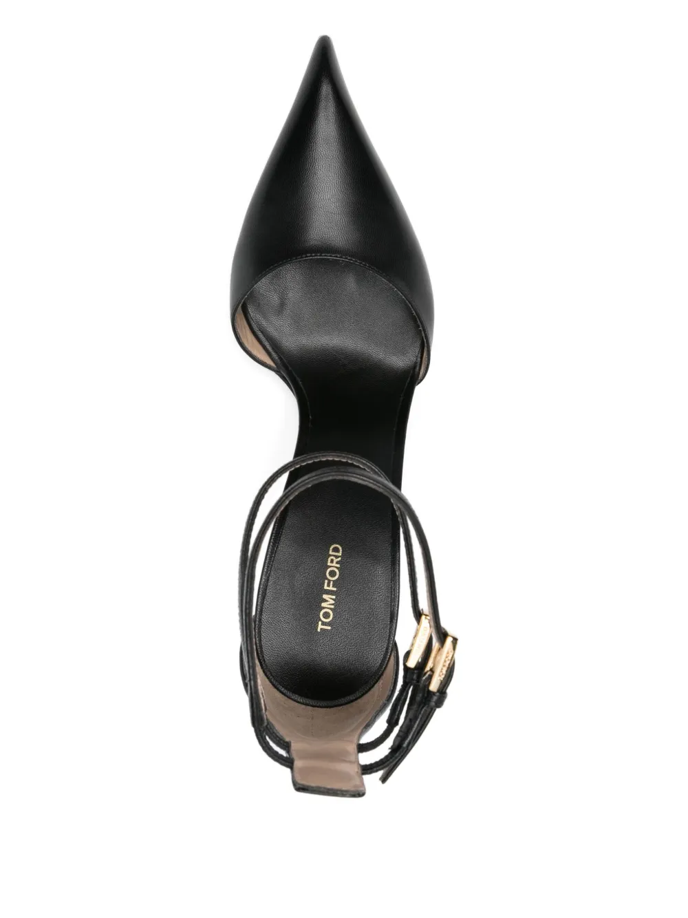 TOM FORD leather heeled pumps Black