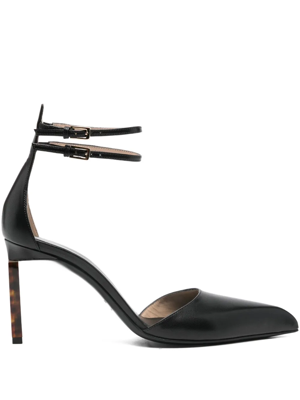 TOM FORD leather heeled pumps Black