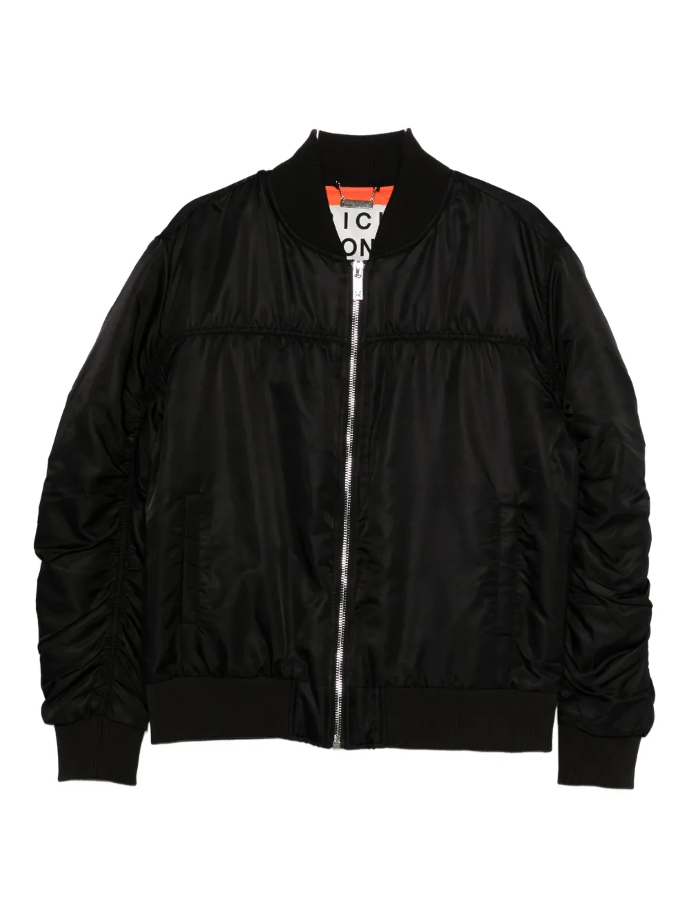 John Richmond Zip-front Bomber Jacket In Blue