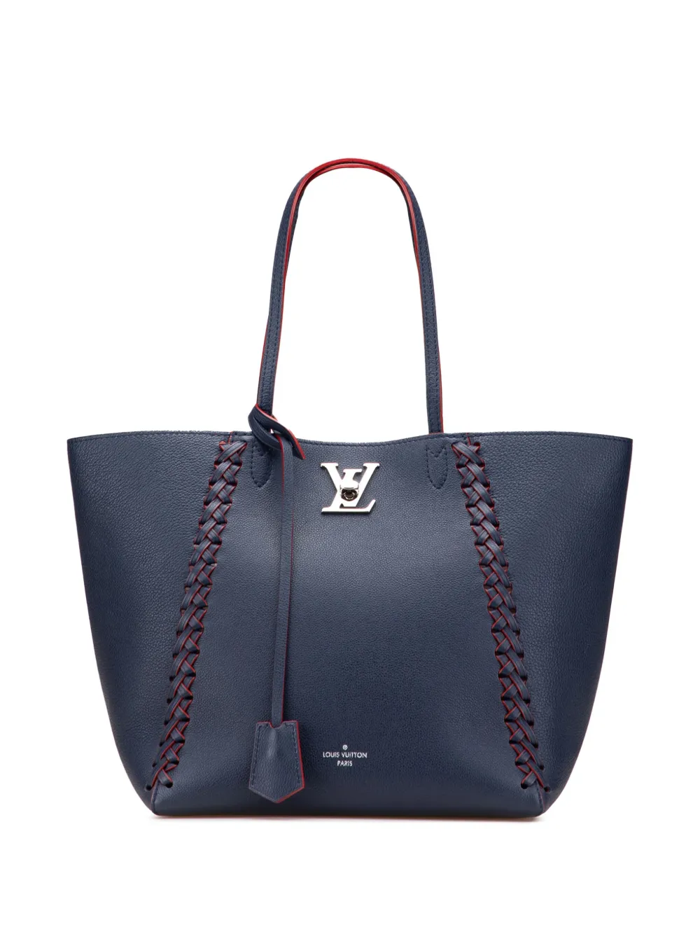 Louis Vuitton Pre-Owned 2017 Braided Lockme Cabas tote bag - ブルー Louis Vuitton Pre-Owned 2017 Braided Lockme Cabas tote bag - ブルー