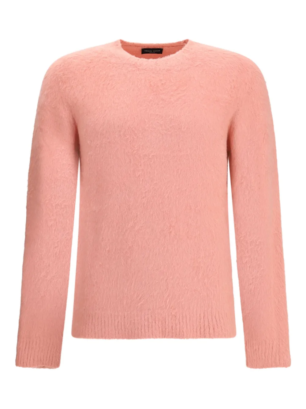 plush-effect sweater