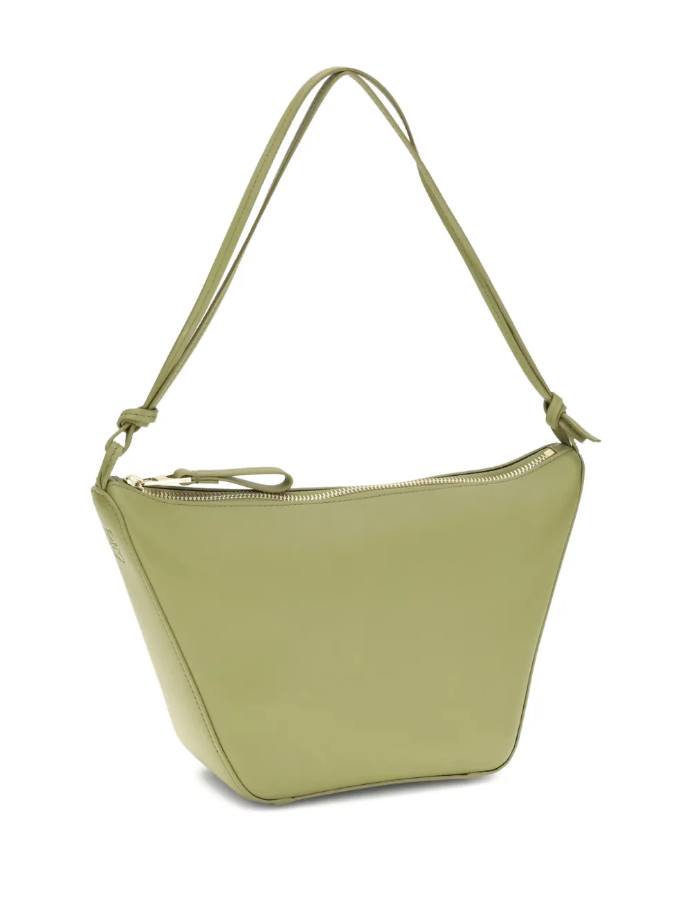 LOEWE Mini Hammock strap zip-top shoulder bag - Groen