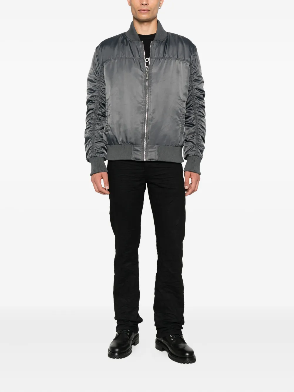 John Richmond Bomberjack met rits Grijs