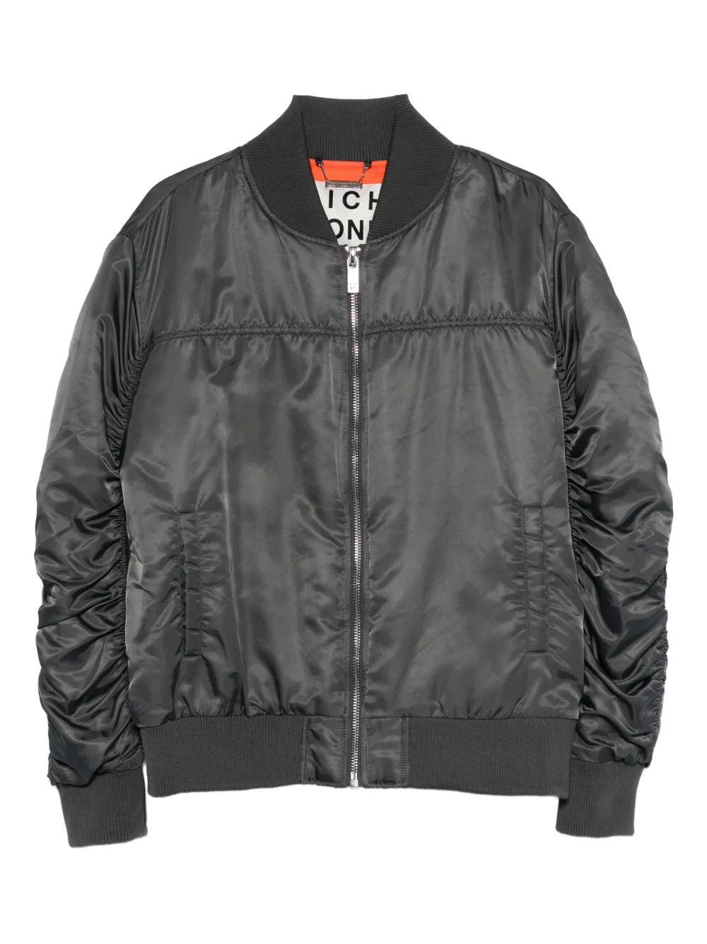 John Richmond zip-up bomber jacket Grijs