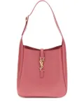 Saint Laurent leather YSL logo shoulder bag - Pink