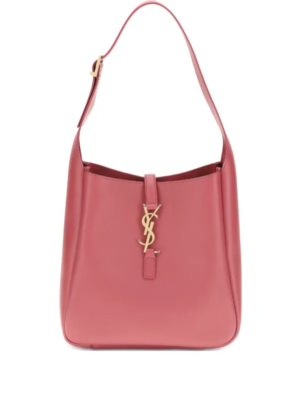 Saint Laurent YSL ロゴ レザー ショルダーバッグ | ピンク | FARFETCH JP