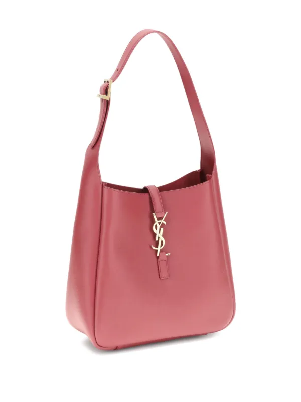 Saint Laurent YSL ロゴ レザー ショルダーバッグ | ピンク | FARFETCH JP
