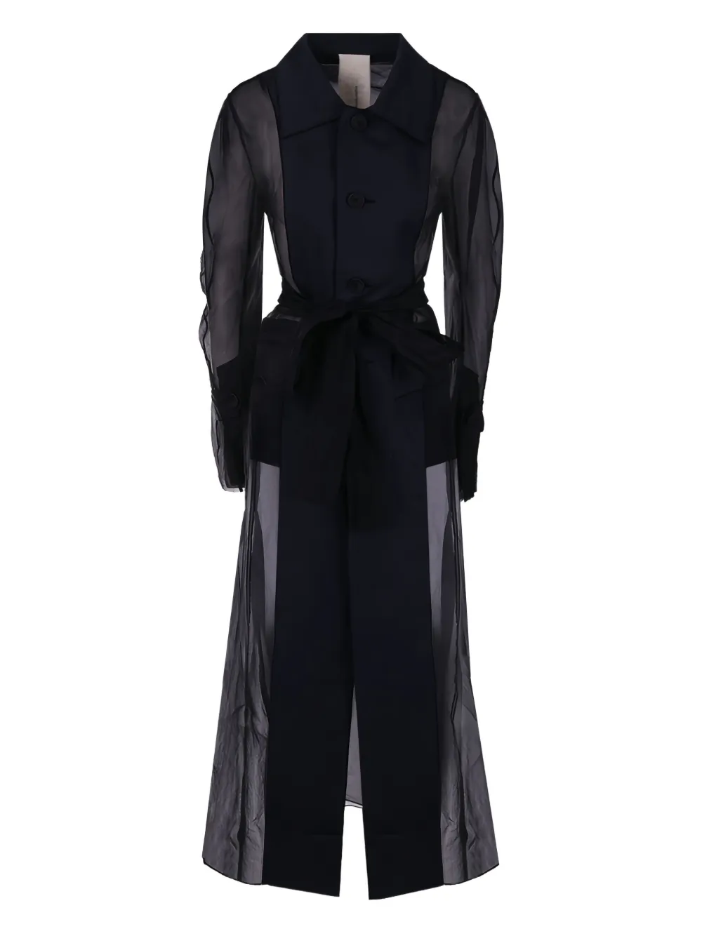 PHAEDO STUDIOS single-breasted coat - ブルー PHAEDO STUDIOS single-breasted coat - ブルー