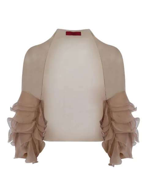 Valentino Garavani ruffled-sleeve jacket