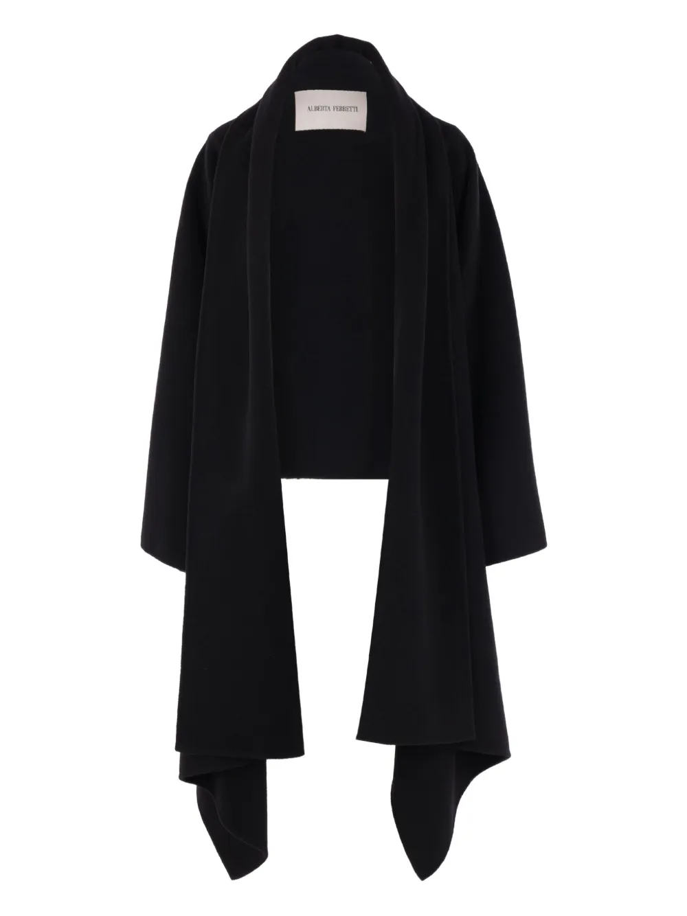 Alberta Ferretti draped jacket | Black | Image 1