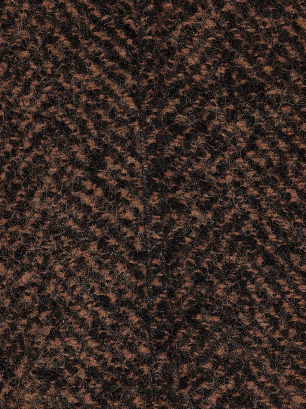 Alberta Ferretti Jas met visgraat patroon Bruin