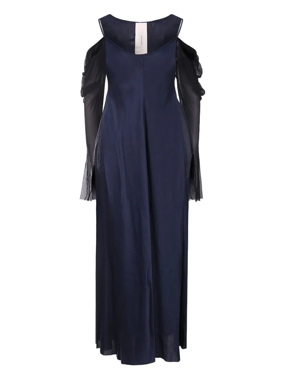 PHAEDO STUDIOS panelled maxi dress - ブルー PHAEDO STUDIOS panelled maxi dress - ブルー
