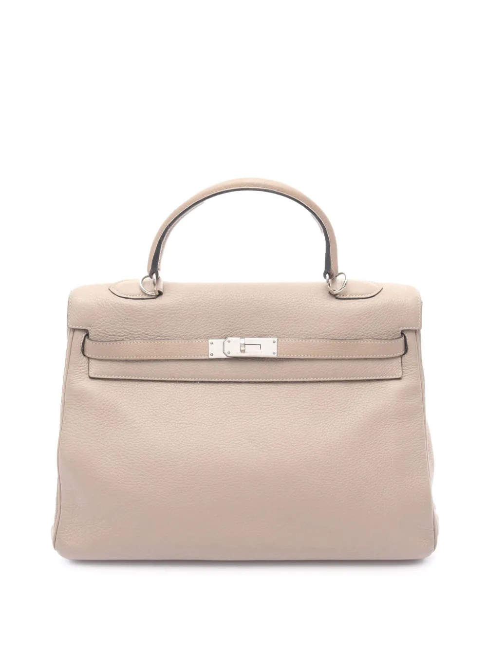 Hermès Pre-Owned 2002 Togo Kelly II Retourne 35 satchel - ブラウン Hermès Pre-Owned 2002 Togo Kelly II Retourne 35 satchel - ブラウン