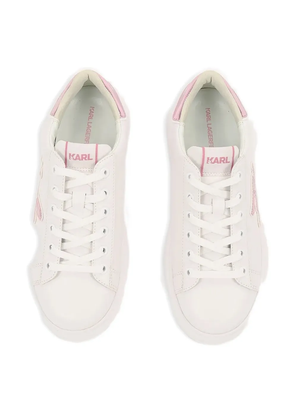 Karl Lagerfeld Kapri Signia Low-top Sneakers In White