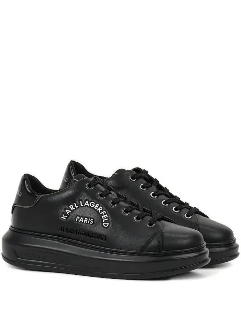 Karl Lagerfeld logo platform sneakers