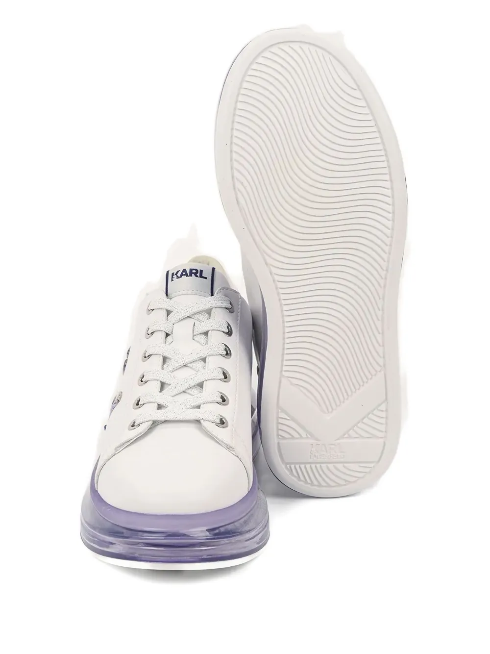 Karl Lagerfeld logo-embellishment sneakers White