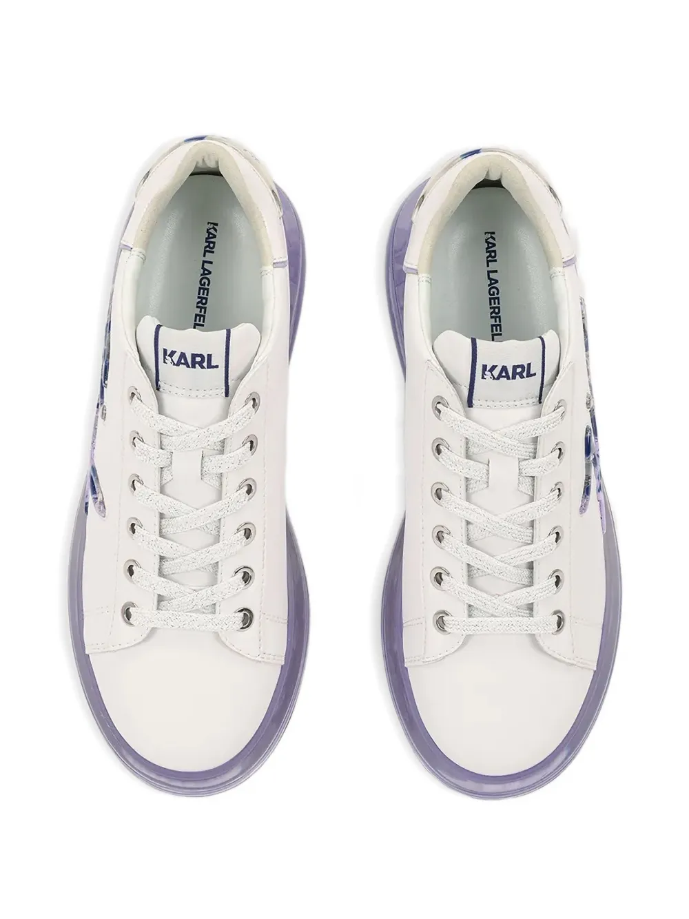 Karl Lagerfeld logo-embellishment sneakers White