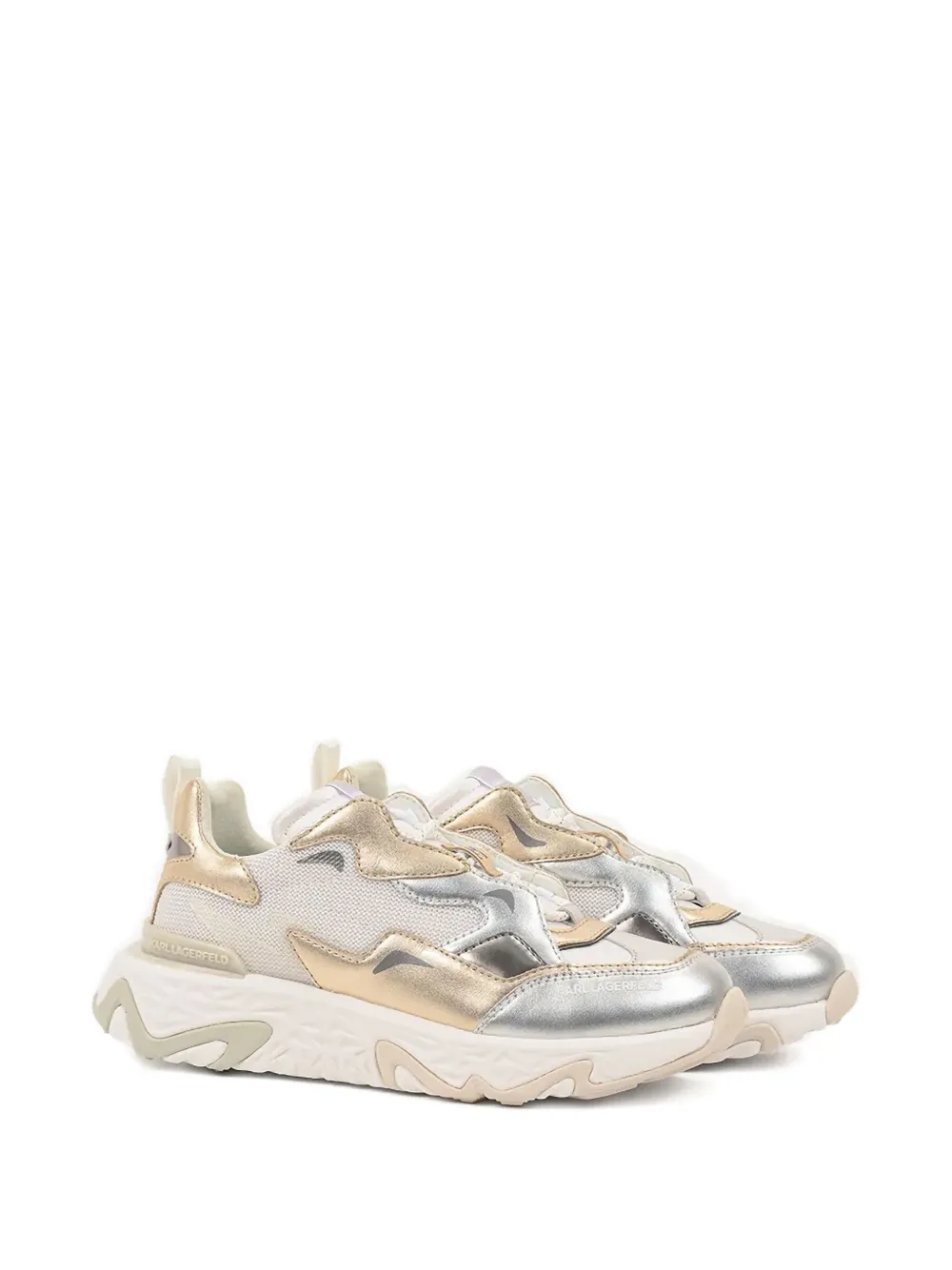 Karl Lagerfeld logo-detail sneakers Gold