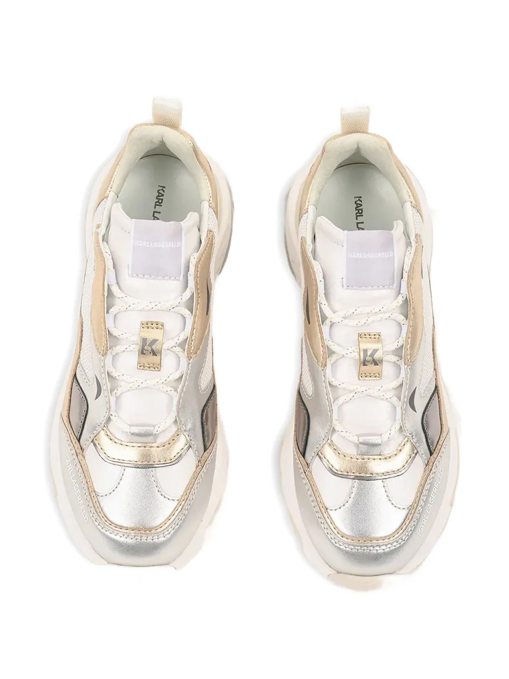 Karl Lagerfeld logo-detail sneakers Gold