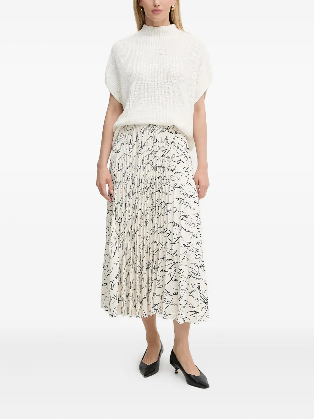 Karl Lagerfeld Katoenen trui Wit