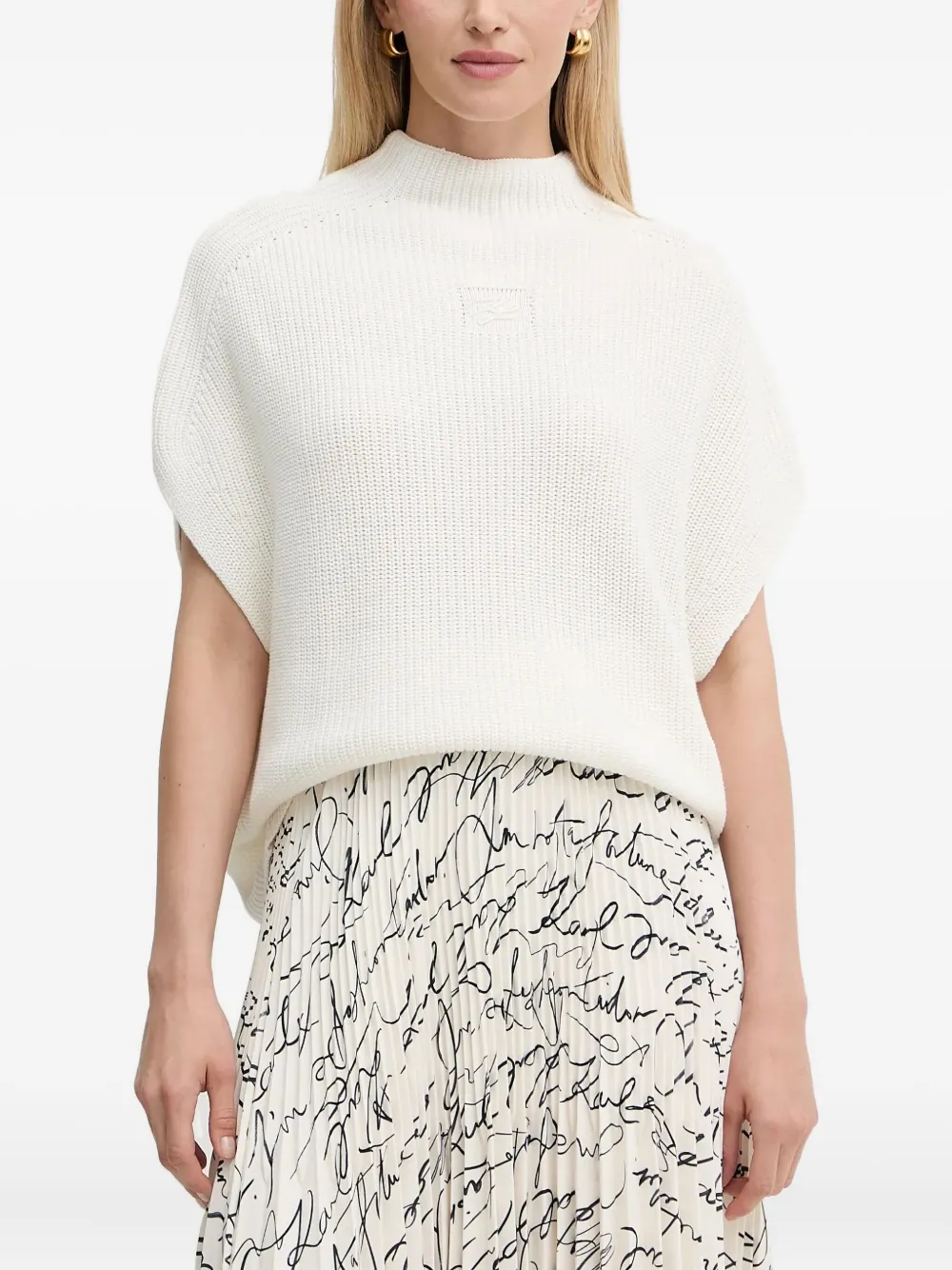 Karl Lagerfeld Katoenen trui Wit