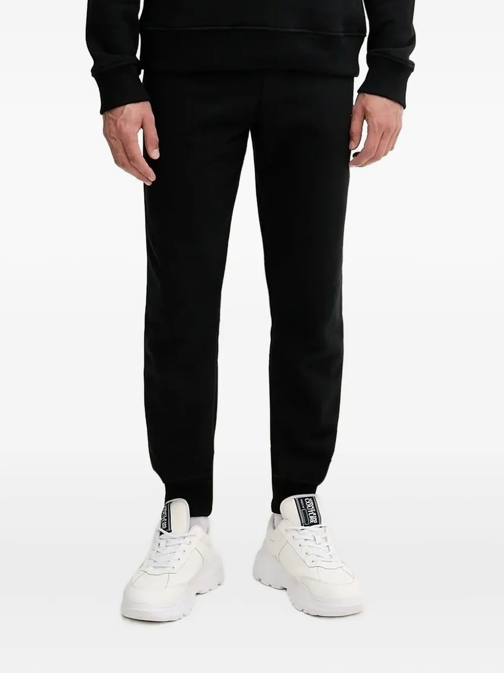 Karl Lagerfeld embroidered joggers | Black | Image 1